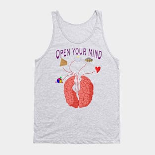 Open your mind to the possibilities in life Tank Top